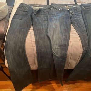 4 pair Rock and Republic Jeans